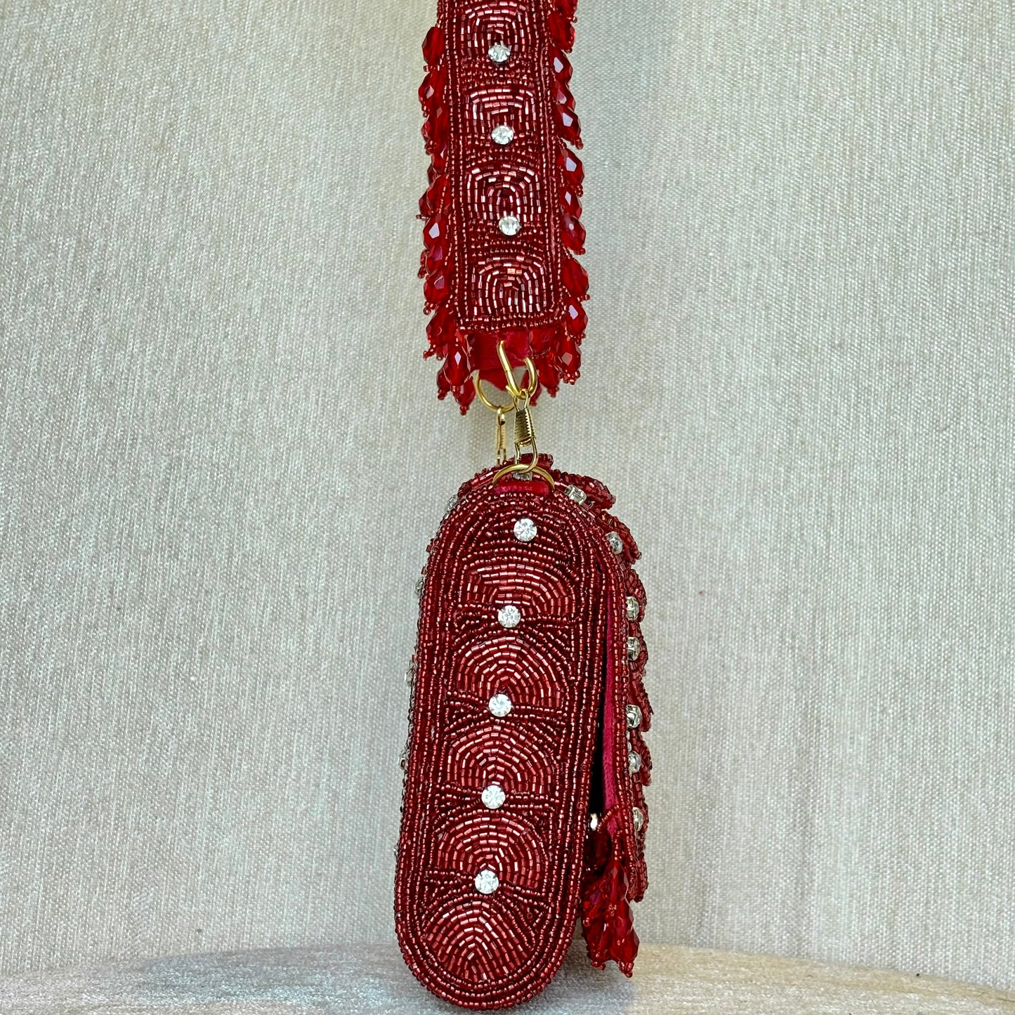 Yami Party Clutch - Cherry Red