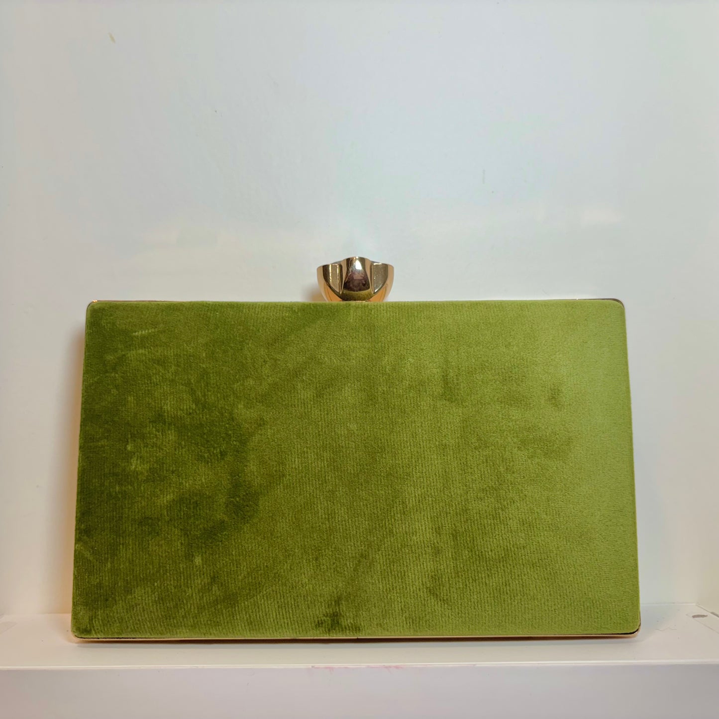 Radhika Motif Clutch - Green