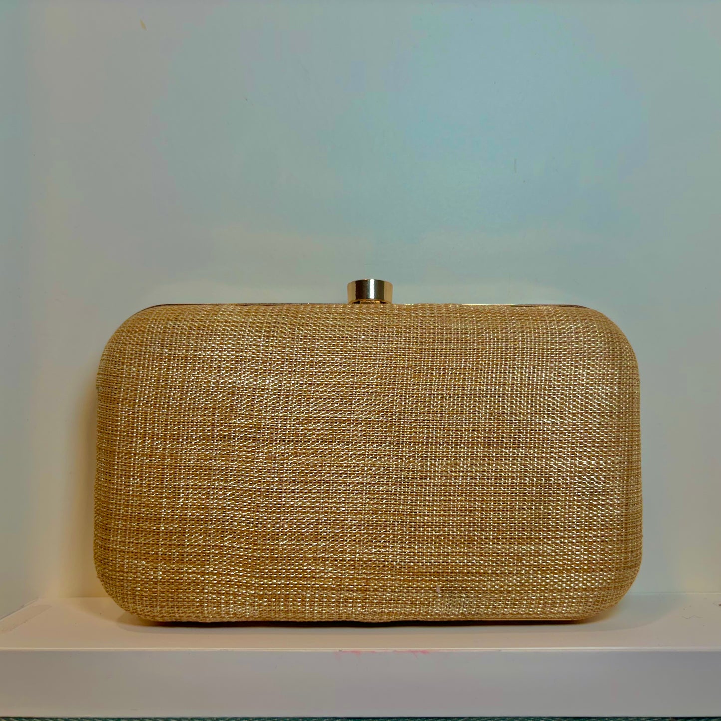 Smriti Pearl Clutch - Golden