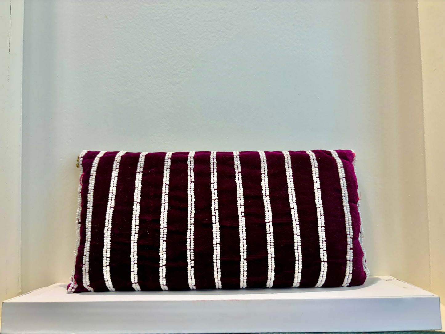 Saima Envelope Clutch - Wine