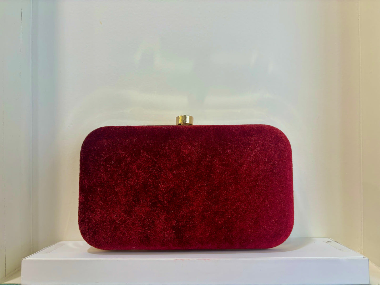 Sunita Motif Clutch - Maroon