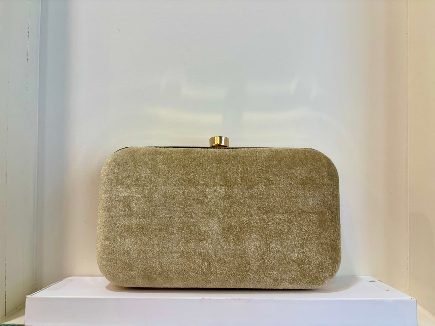 Savita Motif Clutch - Golden